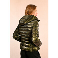 MOLLY BRACKEN MOLLY BRACKEN WOVEN PADDED JACKET KAKI
