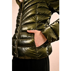 MOLLY BRACKEN MOLLY BRACKEN WOVEN PADDED JACKET KAKI