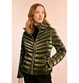MOLLY BRACKEN MOLLY BRACKEN WOVEN PADDED JACKET KAKI
