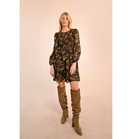 MOLLY BRACKEN MOLLY BRACKEN ROBE BLACK RUBY NOIR