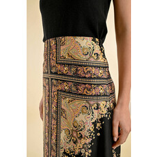 MOLLY BRACKEN MOLLY BRACKEN JUPE PIEBLA MOTIFS NOIR