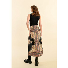MOLLY BRACKEN MOLLY BRACKEN JUPE PIEBLA MOTIFS NOIR