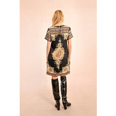 MOLLY BRACKEN MOLLY BRACKEN ROBE PIEBLA MOTIFS NOIR
