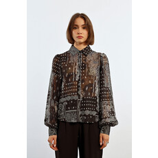 MOLLY BRACKEN MOLLY BRACKEN BLOUSE PAISLEY NOIR