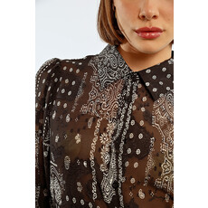 MOLLY BRACKEN MOLLY BRACKEN BLOUSE PAISLEY NOIR