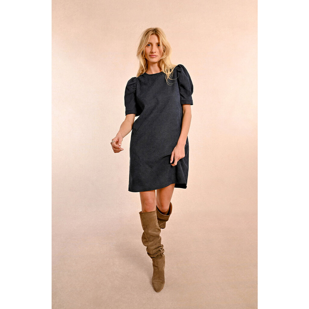 MOLLY BRACKEN MOLLY BRACKEN ROBE CORDUROY FIN MARINE