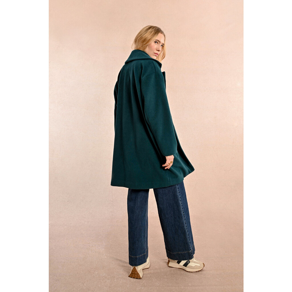 MOLLY BRACKEN MOLLY BRACKEN MANTEAU BLEU CANARD