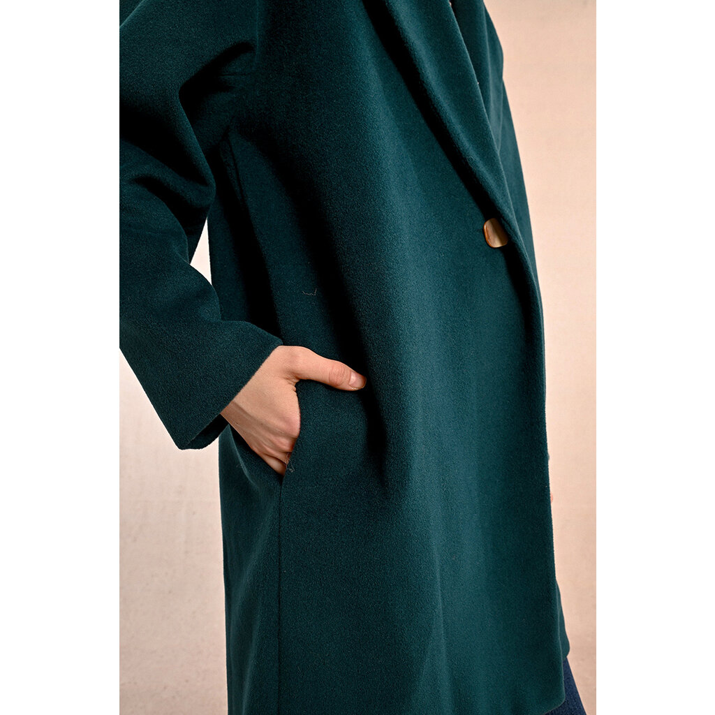 MOLLY BRACKEN MOLLY BRACKEN MANTEAU BLEU CANARD