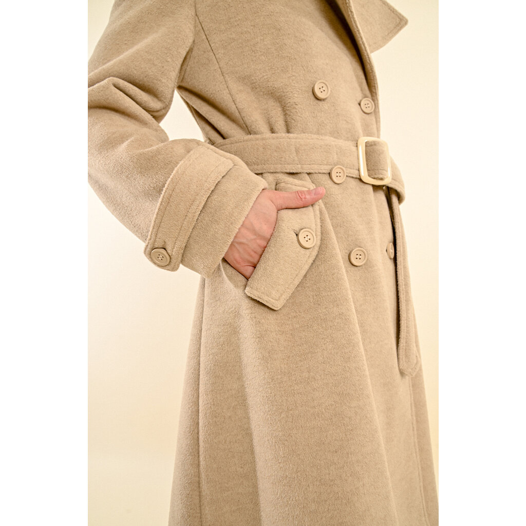 MOLLY BRACKEN MOLLY BRACKEN MANTEAU ASH/BEIGE