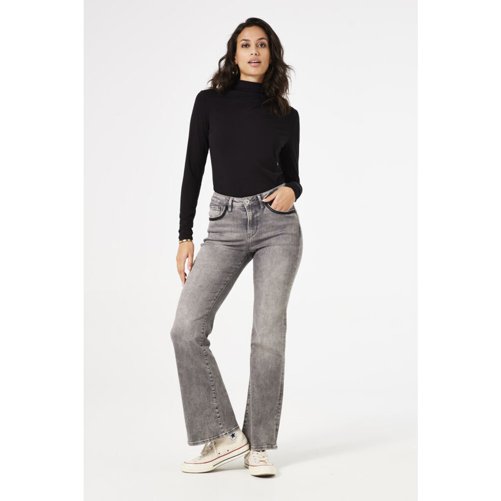 GARCIA GARCIA HAUT MOCK PLISSE NOIR