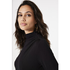 GARCIA GARCIA HAUT MOCK PLISSE NOIR