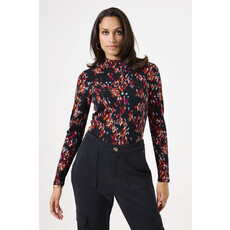 GARCIA GARCIA HAUT MOCK MOTIFS MULTI/NOIR