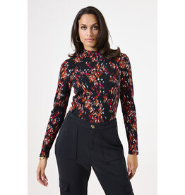 GARCIA GARCIA HAUT MOCK MOTIFS MULTI/NOIR