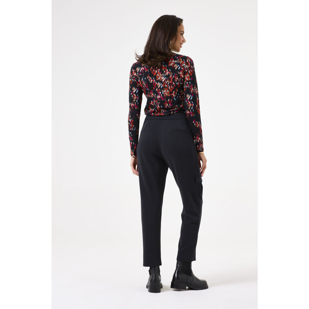 GARCIA GARCIA HAUT MOCK MOTIFS MULTI/NOIR