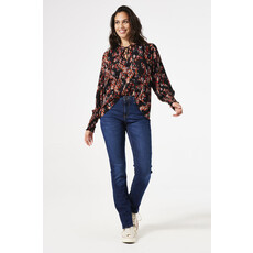 GARCIA GARCIA BLOUSE MOTIFS MULTI/NOIR