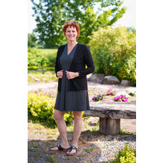 RIEN NE SE PERD TOUT SE CREE RIEN NE SE PERD ROBE SAMBA POIS NOIR ET BLANC