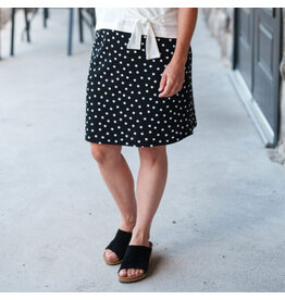 RIEN NE SE PERD TOUT SE CREE RIEN NE SE PERD JUPE DANCEHALL POIS NOIR ET BLANC