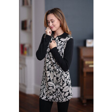 RIEN NE SE PERD TOUT SE CREE RIEN NE SE PERD TUNNIQUE MARCELLE FEUILLAGE