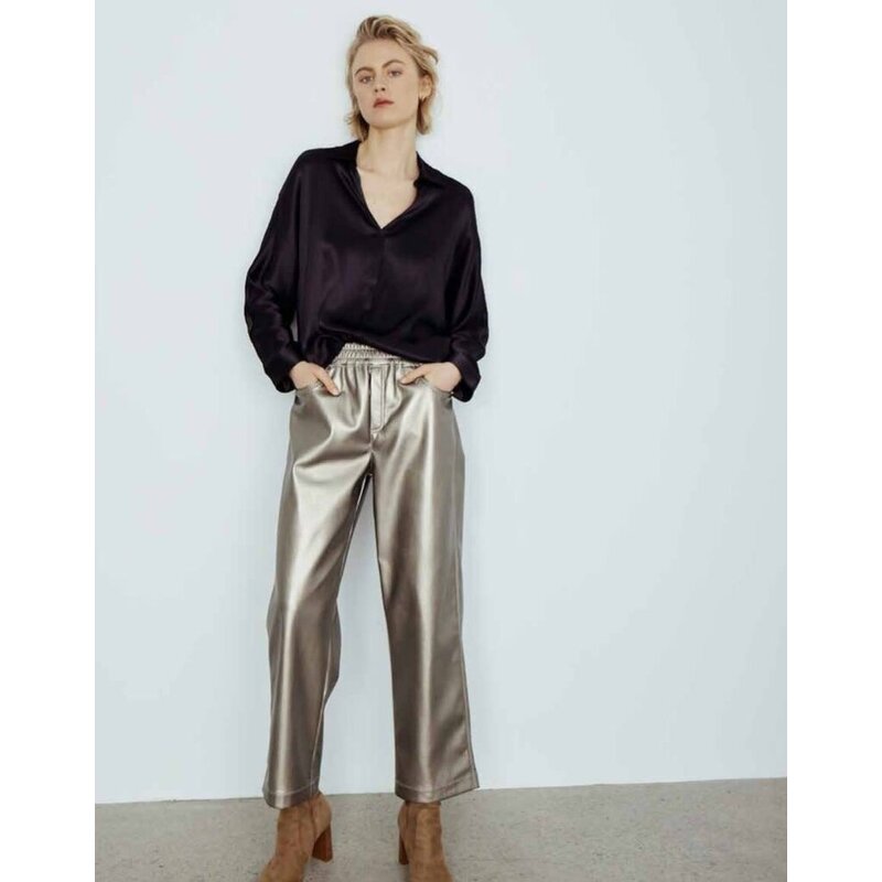MELISSA NEPTON MELISSA NEPTON PANTALON HARLOW METALLIC SAGE