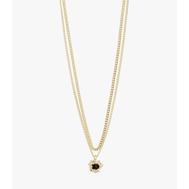 PILGRIM PILGRIM NECKLACE 102432101 ACT 2 IN 1 GOLD