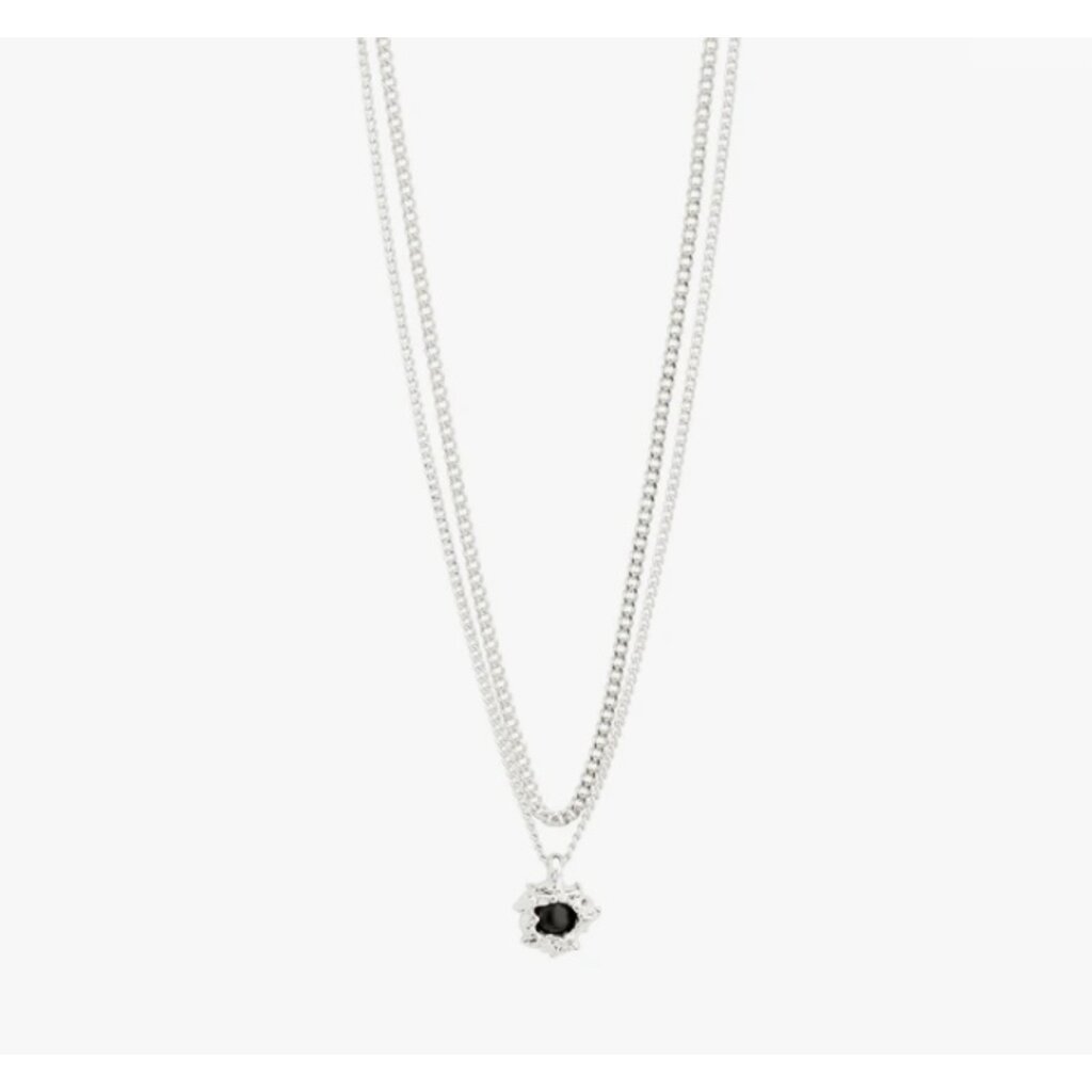 PILGRIM PILGRIM NECKLACE 102436101 ACT 2 IN 1 SILVER