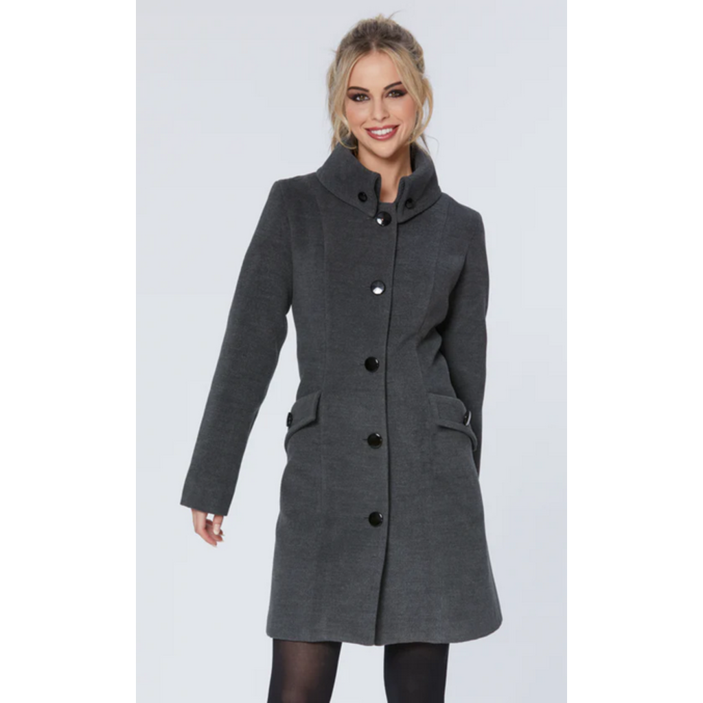 LUC FONTAINE MANTEAU JOSEPHINE GRIS