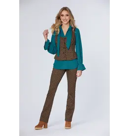 LUC FONTAINE BLOUSE SHANGELA VERT