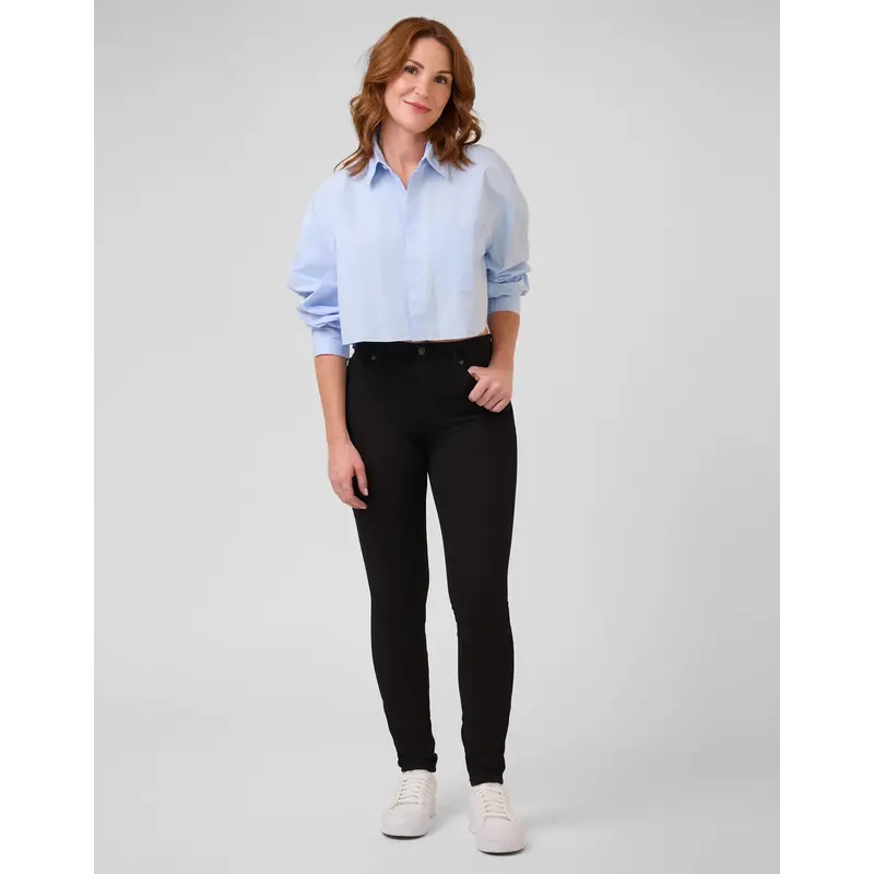 YOGA JEANS YOGA JEANS RACHEL 2008BK SKINNY CLASSIC RISE 30''BLACK