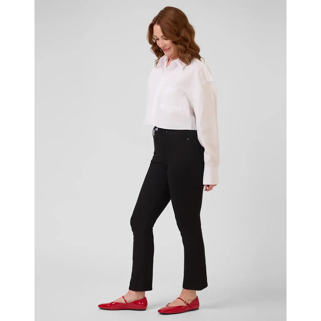 YOGA JEANS YOGA JEANS CHLOE 2644 STRAIGHT CLASSIC RISE 28'' BLACK