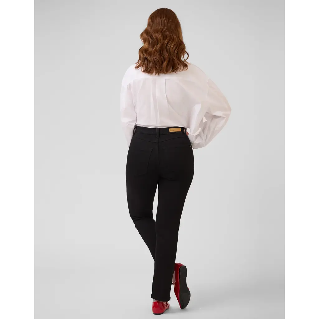 YOGA JEANS YOGA JEANS CHLOE 2644 STRAIGHT CLASSIC RISE 28'' BLACK