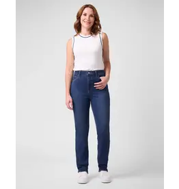 YOGA JEANS YOGA JEANS EMILY 2736 SLIM 2734 HIGH RISE 30'' INK BLUE