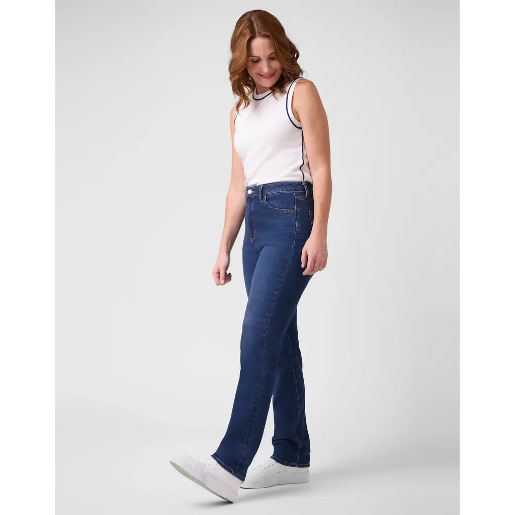 YOGA JEANS YOGA JEANS EMILY 2736 SLIM HIGH RISE 30'' INK BLUE