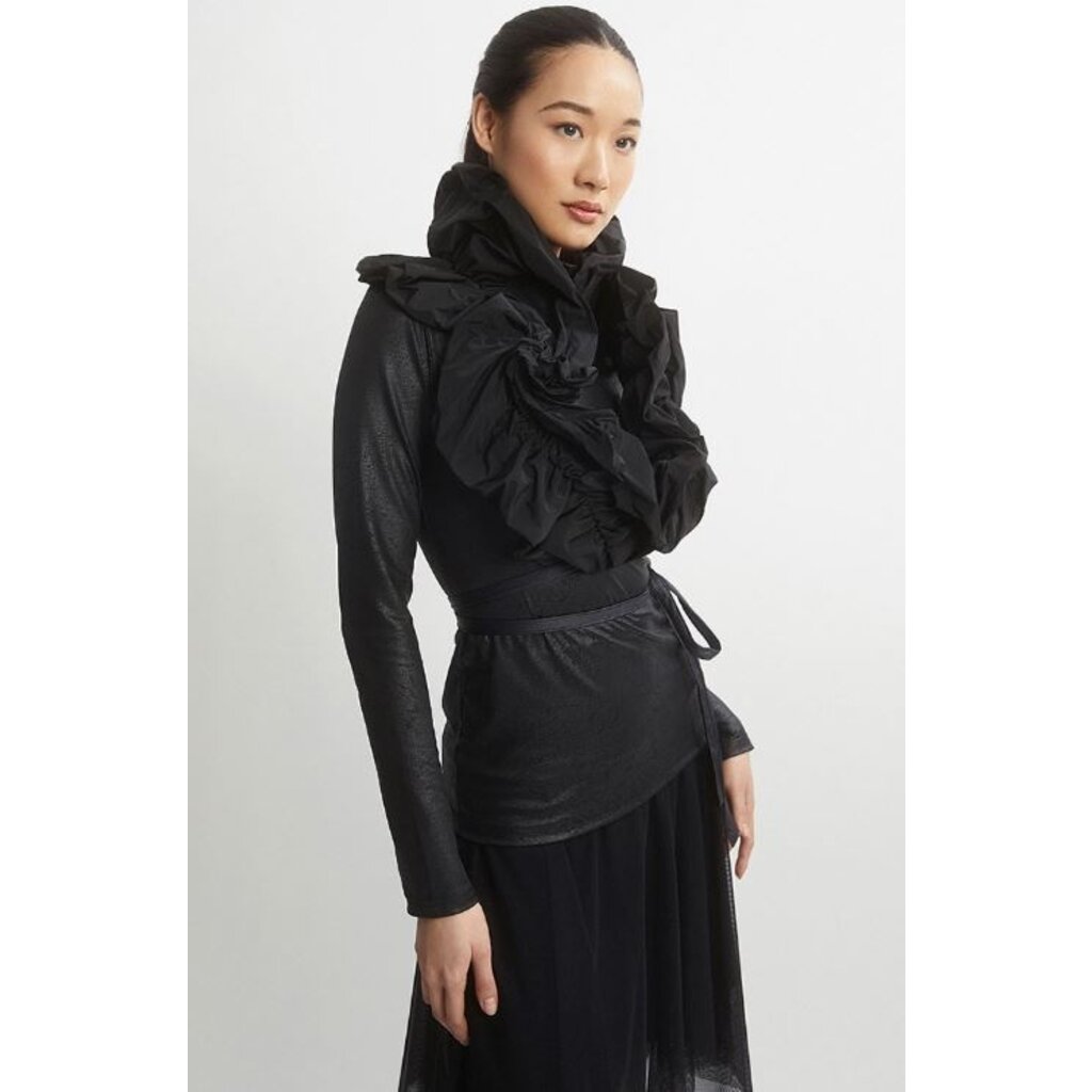 DINH BA DINH BA FOULARD BAROQUE NOIR