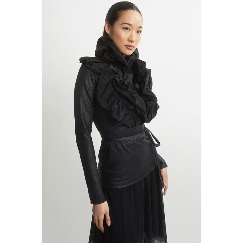 DINH BA DINH BA FOULARD BAROQUE NOIR