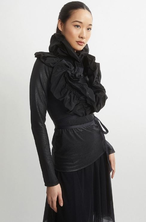 DINH BA FOULARD BAROQUE NOIR