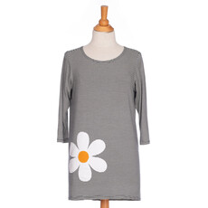 RIEN NE SE PERD TOUT SE CREE RIEN NE SE PERD TUNIQUE ZUMBA RAYE MARINE/BLANC