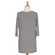 RIEN NE SE PERD TOUT SE CREE RIEN NE SE PERD TUNIQUE ZUMBA RAYE MARINE/BLANC