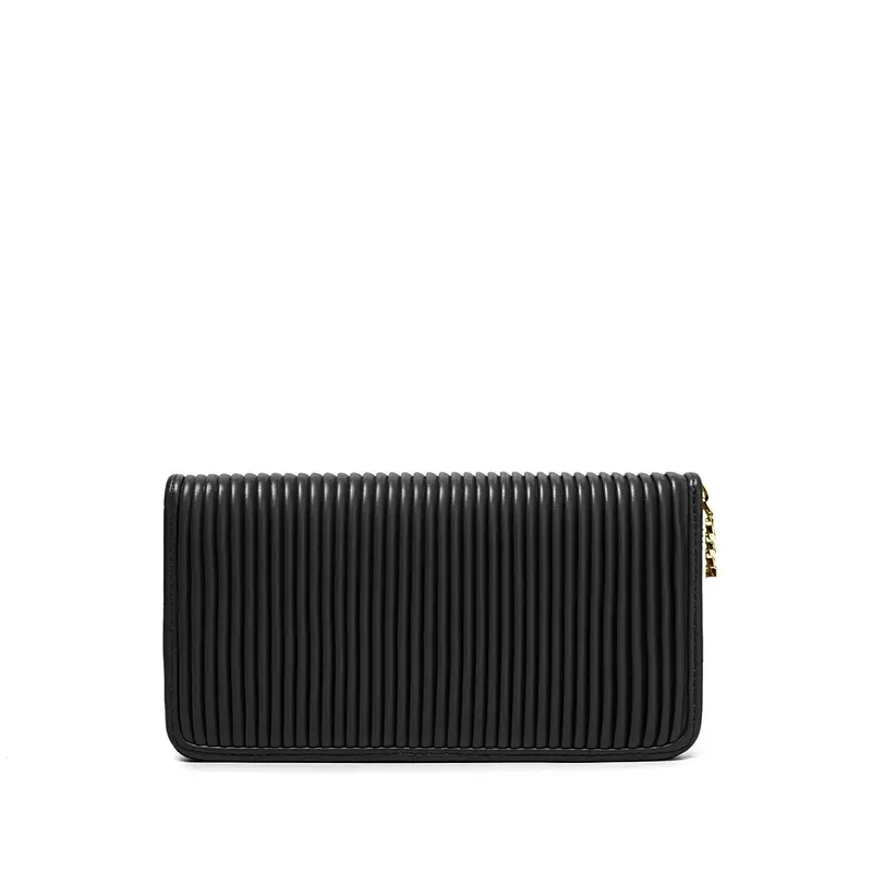 PIXIE MOOD PIXIE MOOD SANDY PLEATED WALLET BLACK