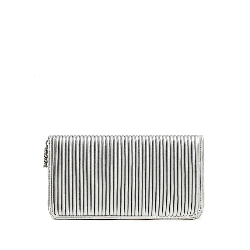 PIXIE MOOD PIXIE MOOD SANDY PLEATED WALLET SILVER