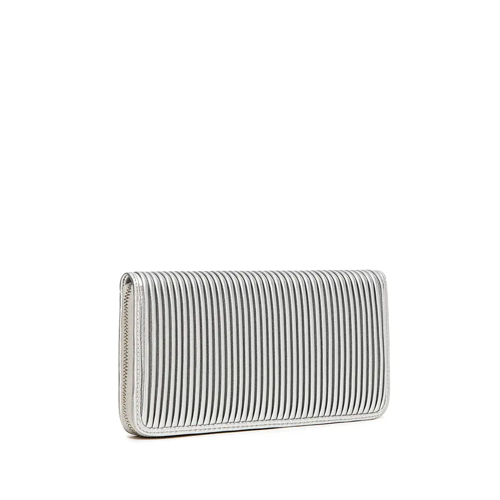 PIXIE MOOD PIXIE MOOD SANDY PLEATED WALLET SILVER