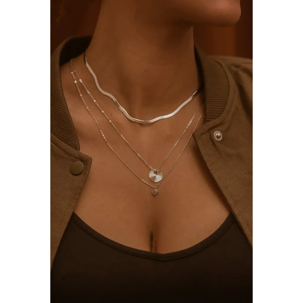 BOA BIJOUX Copy of BOA COLLIER HIMSA ARGENT