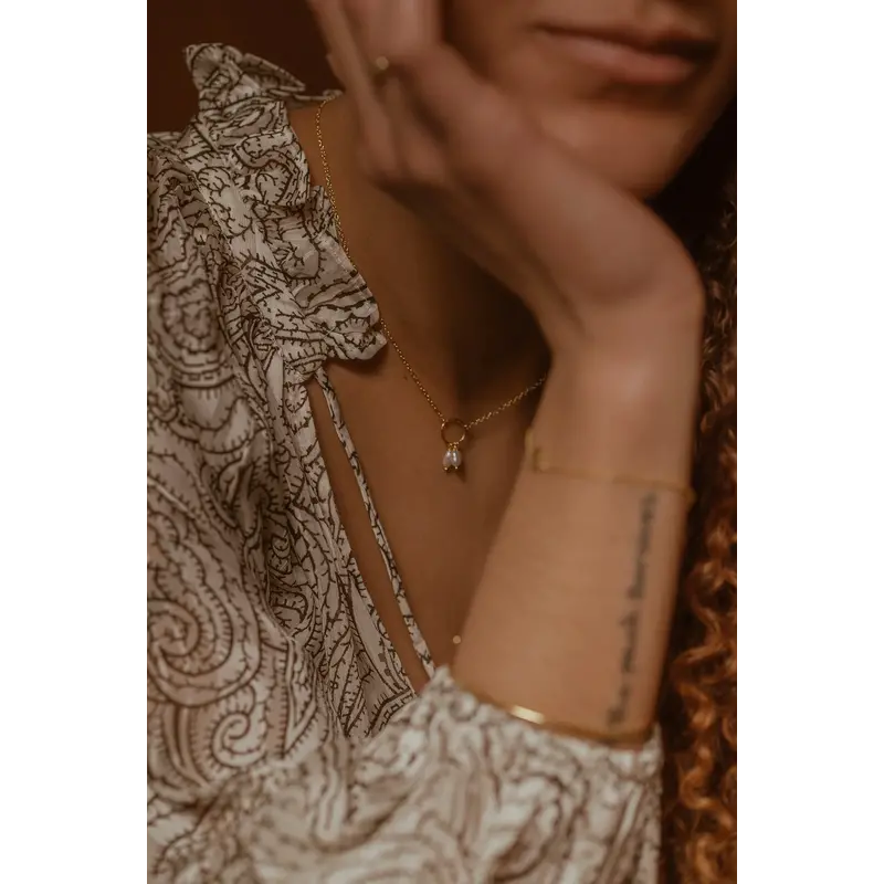 BOA BIJOUX BOA COLLIER HIMSA OR VERMEIL 14K