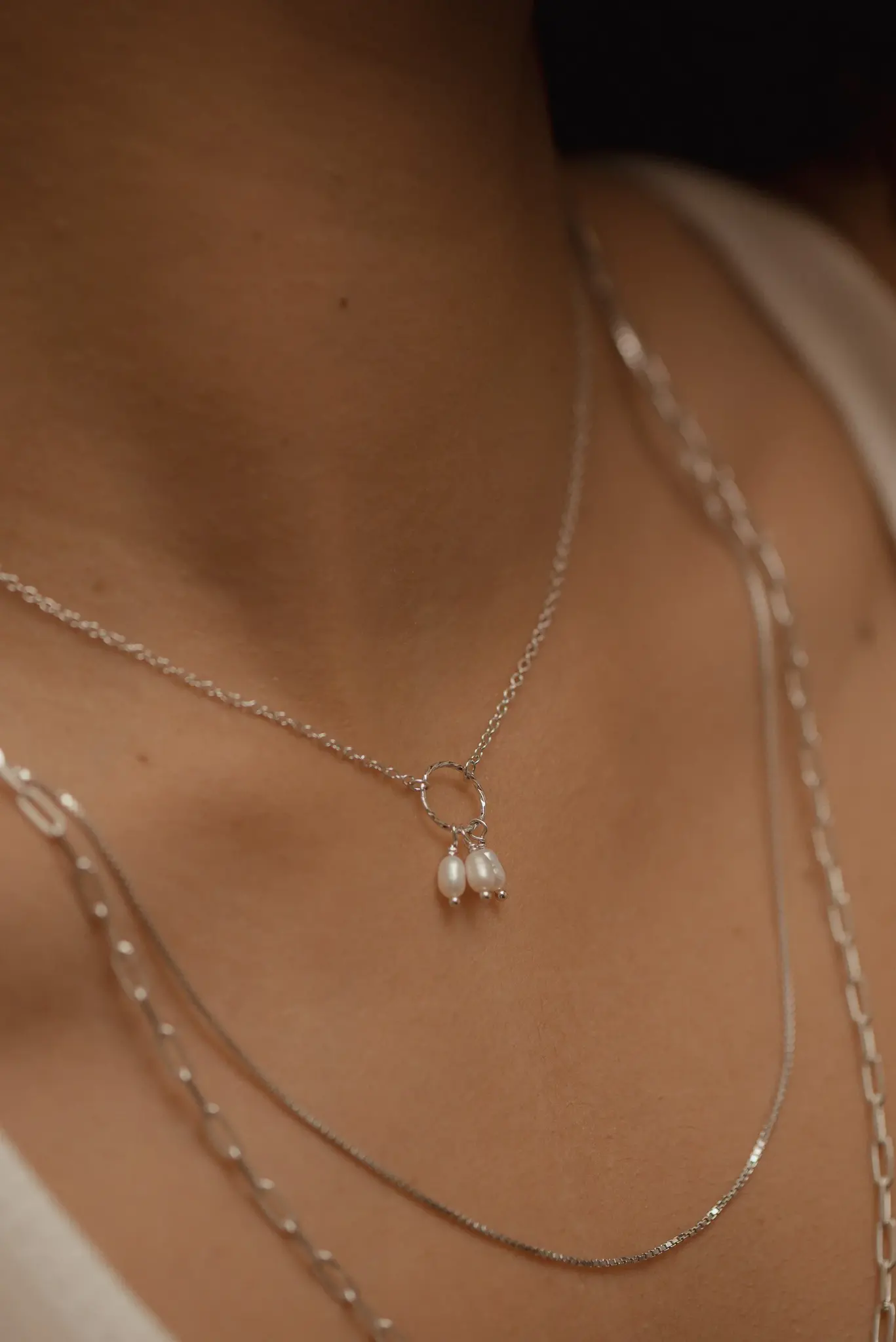 Copy of BOA COLLIER DOORI ARGENT