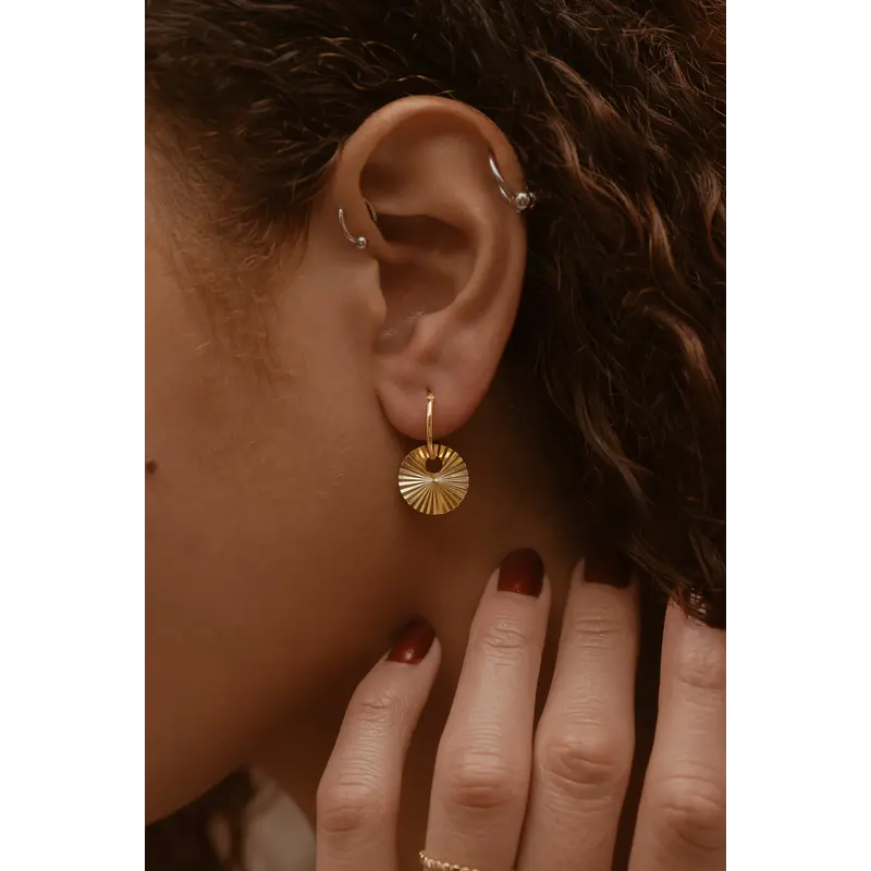 BOA BIJOUX BOA BOUCLE OREILLE JARA OR VERMEIL 14K