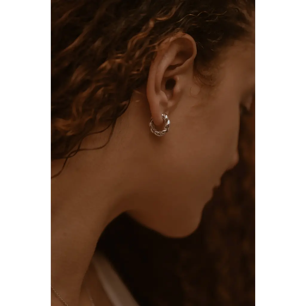 BOA BIJOUX BOA BOUCLE OREILLE MAZA ARGENT