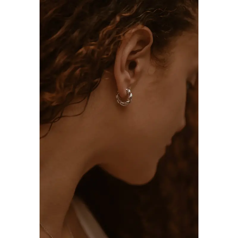 BOA BIJOUX BOA BOUCLE OREILLE MAZA ARGENT