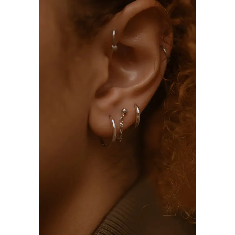 BOA BIJOUX BOA BOUCLE OREILLE ANA ARGENT