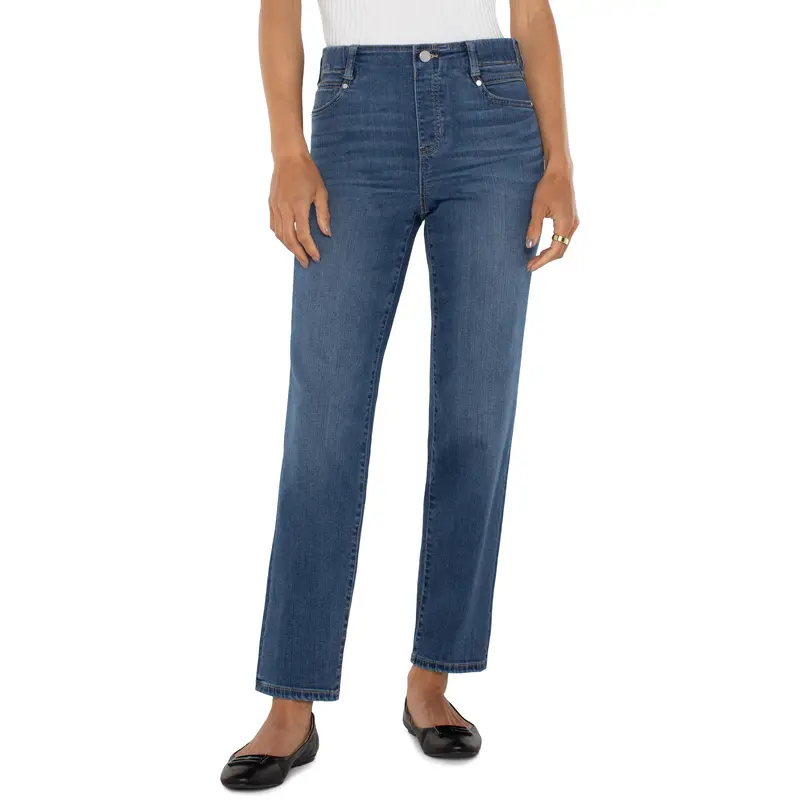 LIVERPOOL LIVERPOOL JEANS PULL ON GIA GLIDER SLIM SAGE CREEK