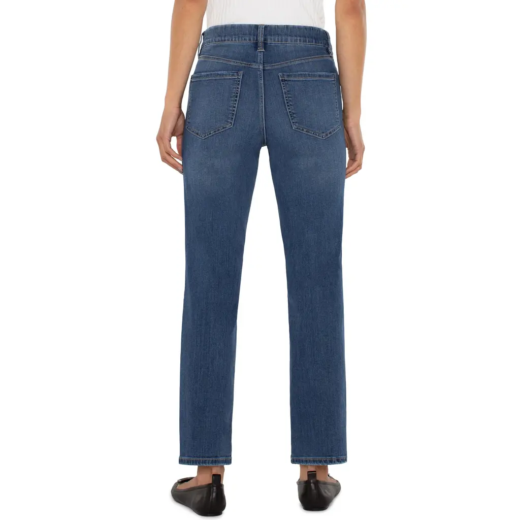 LIVERPOOL LIVERPOOL JEANS PULL ON GIA GLIDER SLIM SAGE CREEK