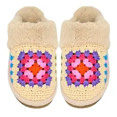 CC C.C CROCHET SLIPPER BEIGE M/L